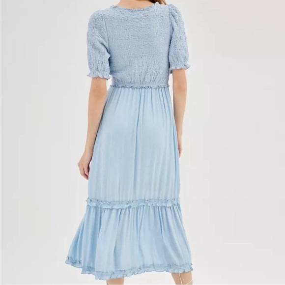 Urban Outfitters Pale Blue Midi Dress - Picture 4 of 4